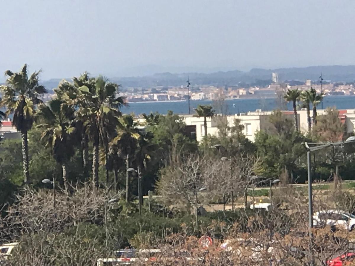 Charmant T2 Les Plages Dorees Vue Mer + Parking Sète Eksteriør bilde